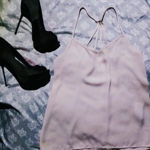 Abercrombie Pale Pink Silk Cami XXS